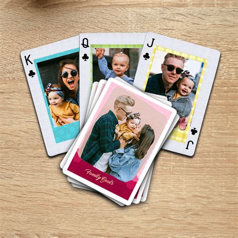 Custom Photo Playing Cards .